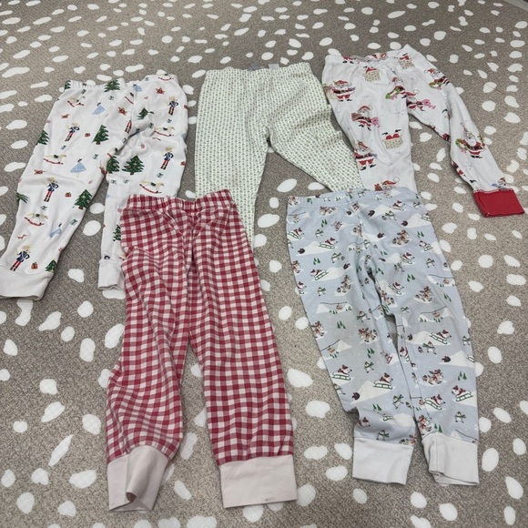 Lot of 13 Pima pajamas set long sleeve tee pants TBBC Santa toddler magnolia boy - Picture 7 of 14